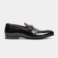 Horsebit Loafer Leder Schwarz - Schuhe