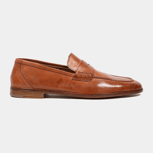 Antonio Maurizi Penny Loafer Garda Cognac - Schuhe