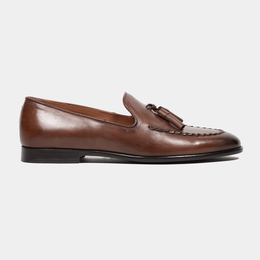 Antonio Maurizi Tassel Loafer Garda Brown - Schuhe