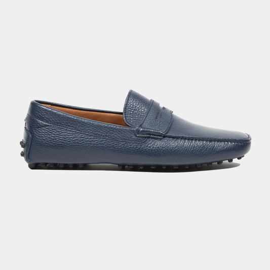 Mokassins Hirschleder Navy