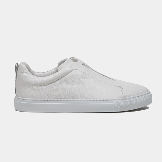 Sneaker Leder Sleeve Weiß