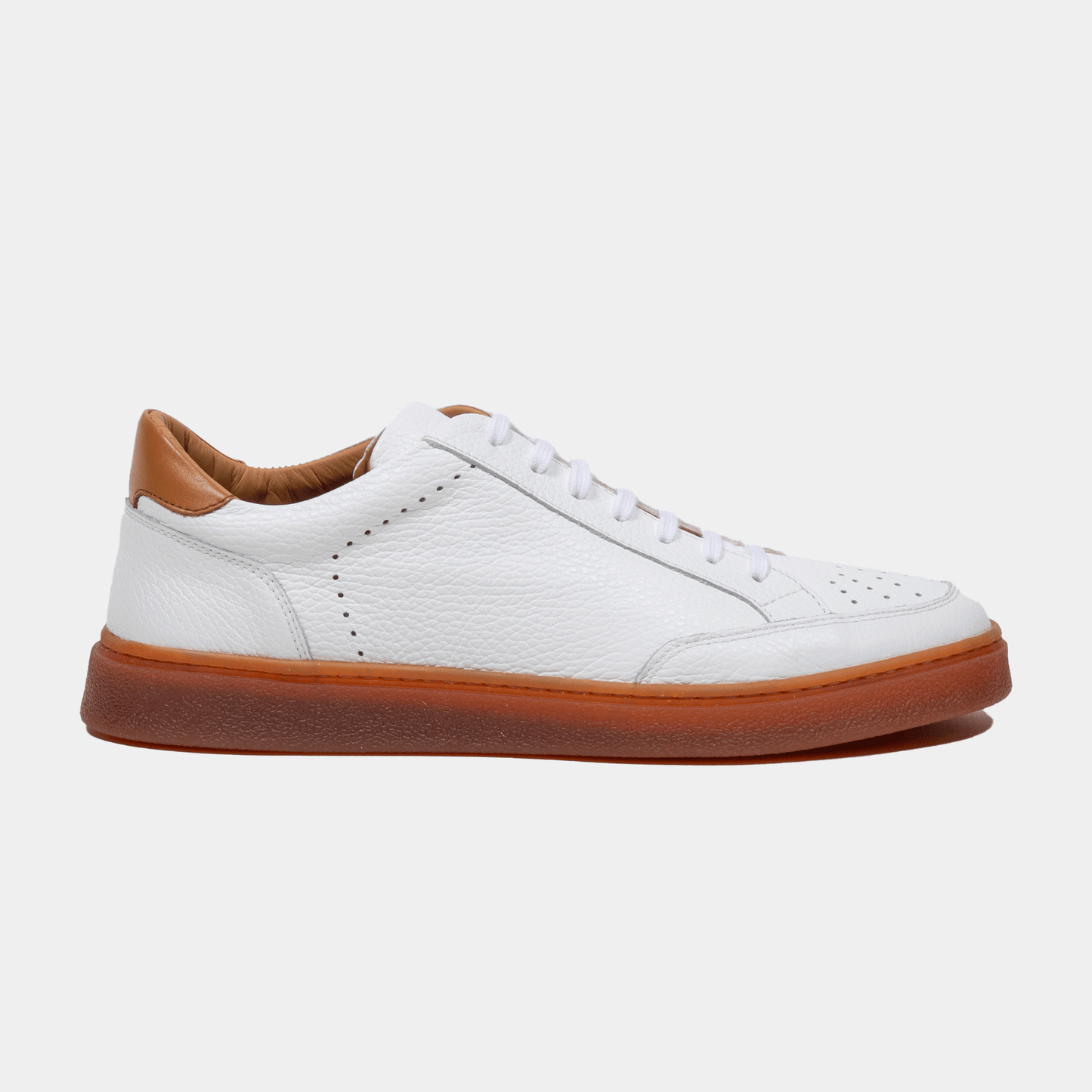 Sneaker Leder Dollaro Caramello