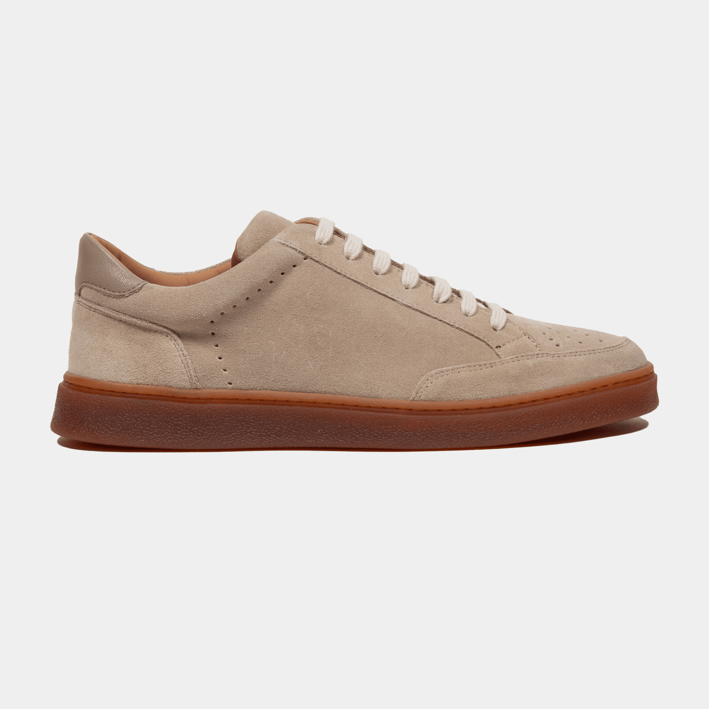 Sneaker Velours Leder Valencia Cream