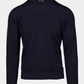 Rundhals Pullover Merinowolle Navy