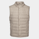 Steppweste Daune Vitale Barberis Canonico Light Grey