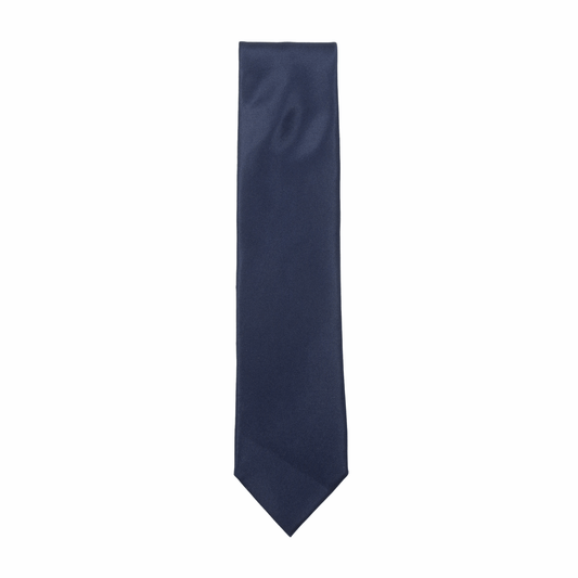 Krawatte Seide Twill Made in Italy Navy
