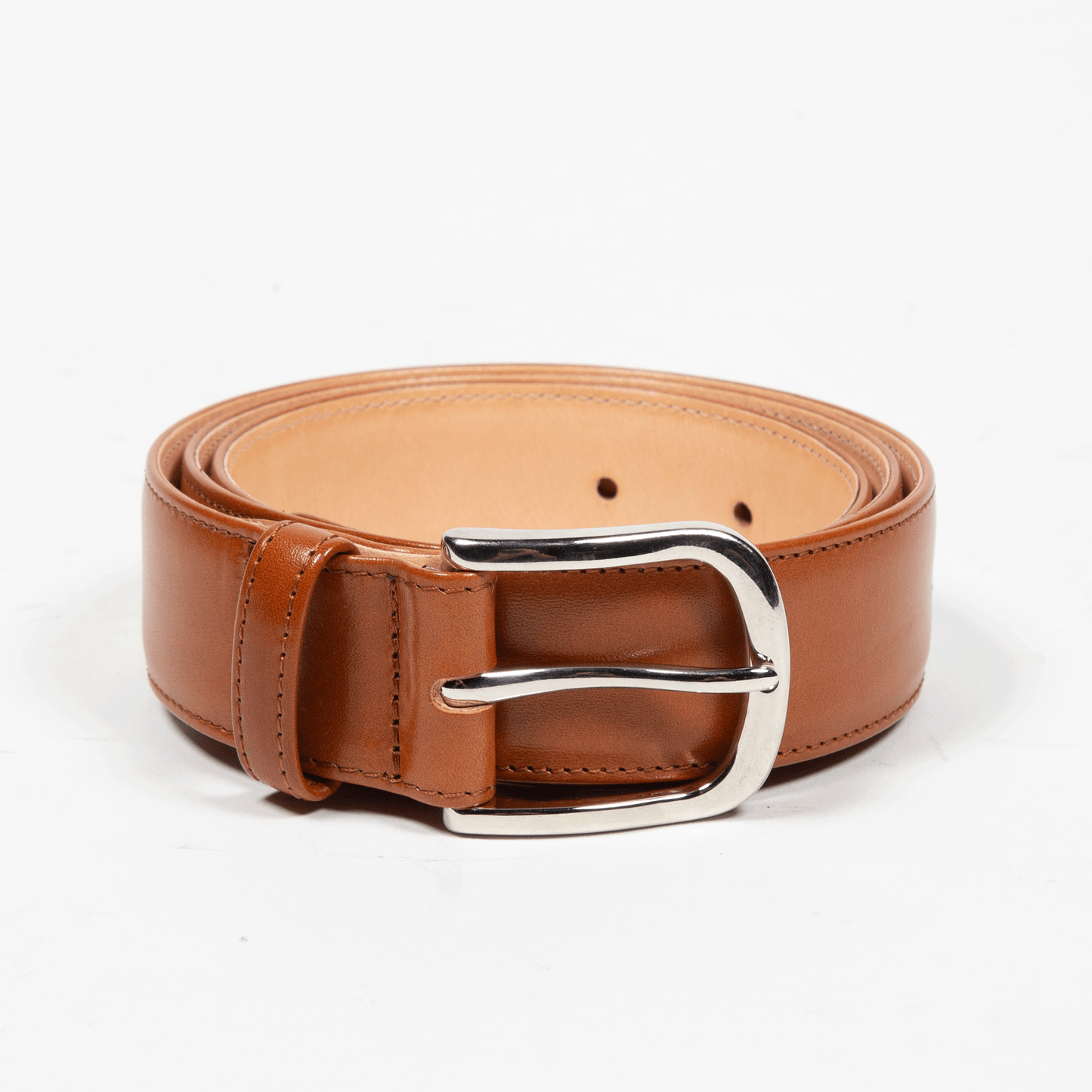 Kreis Ledermanufaktur Gürtel 35mm Leder Cognac