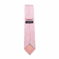 Krawatte Seide Grenadine Tipped Made in Italy Light Pink