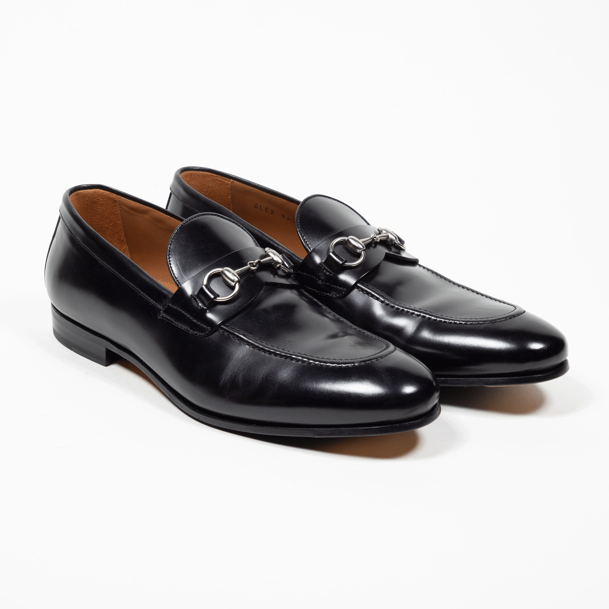 Horsebit Loafer Leder Schwarz - Schuhe