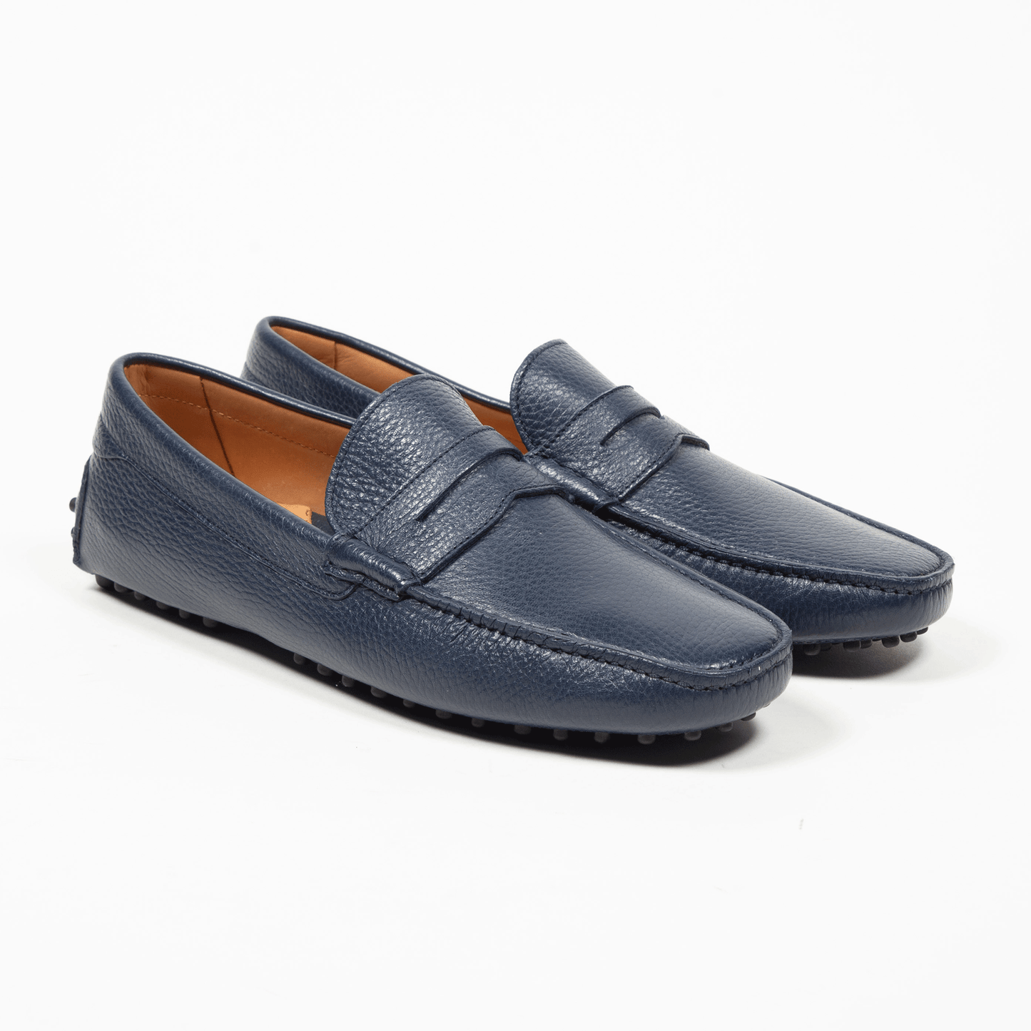 Mokassins Hirschleder Navy