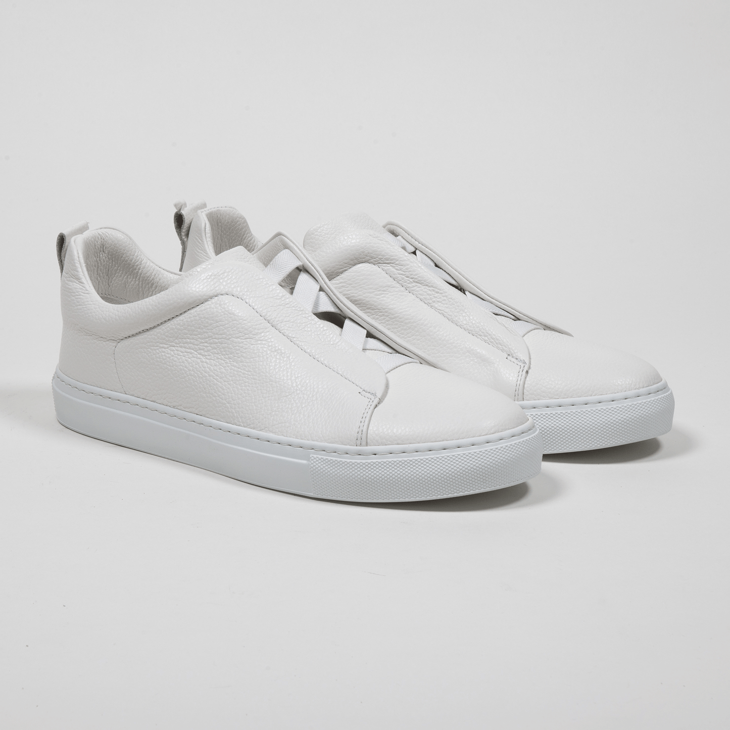 Sneaker Leder Sleeve Weiß