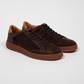 Sneaker Velours Leder Valencia Castagno