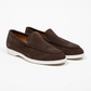 City Laofer Velours Leder Camoscio Café - Schuhe