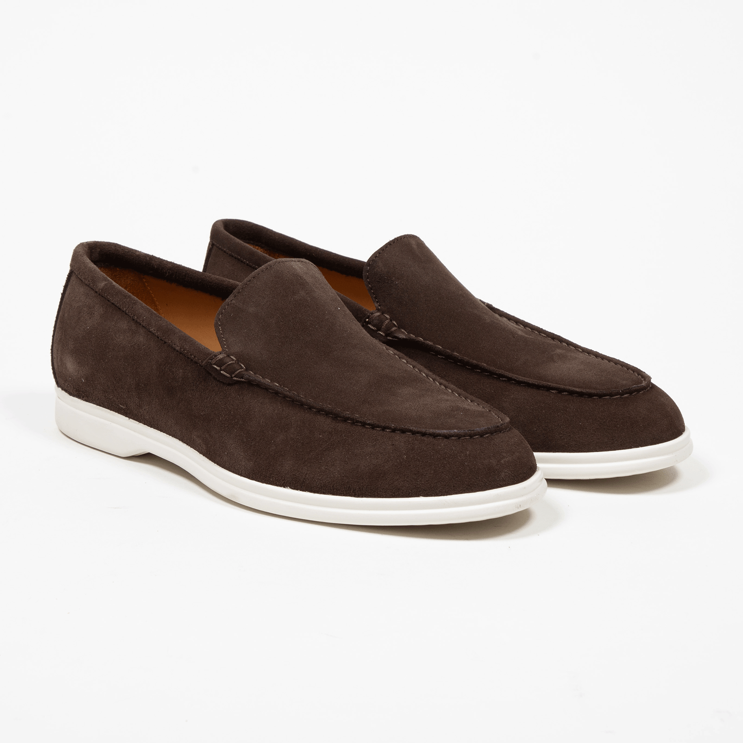 City Laofer Velours Leder Camoscio Café - Schuhe