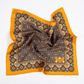 Einstecktuch Seide Stars Orange Made in England