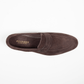 Penny Loafer Velours Leder Valencia Café - Schuhe