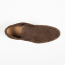 Hightop Loafer Velours Leder Café - Schuhe