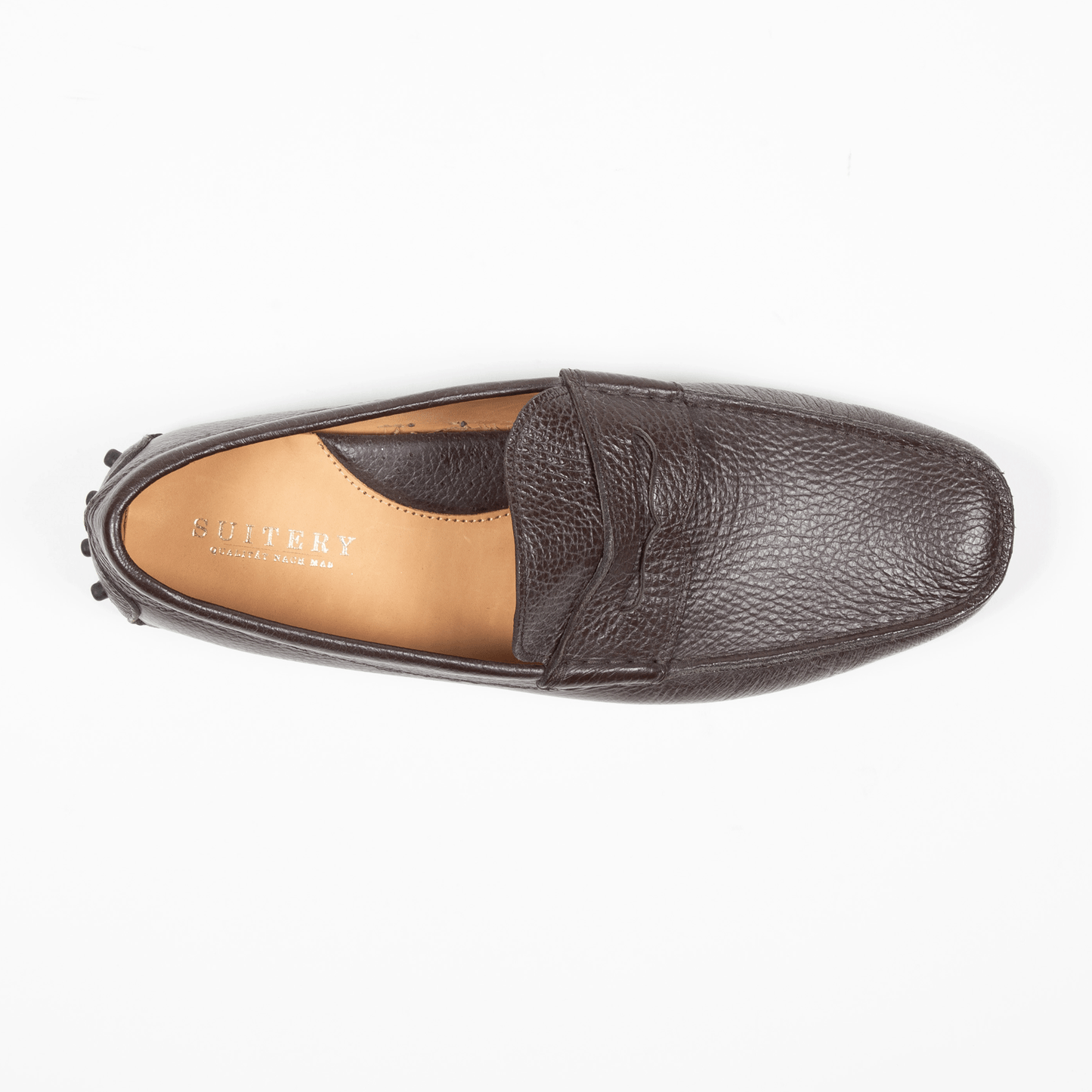 Suitery Mokassins Hirschleder Dark Brown