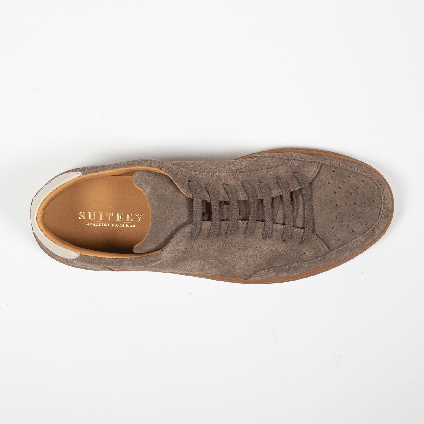 Sneaker Velours Leder Valencia Almond