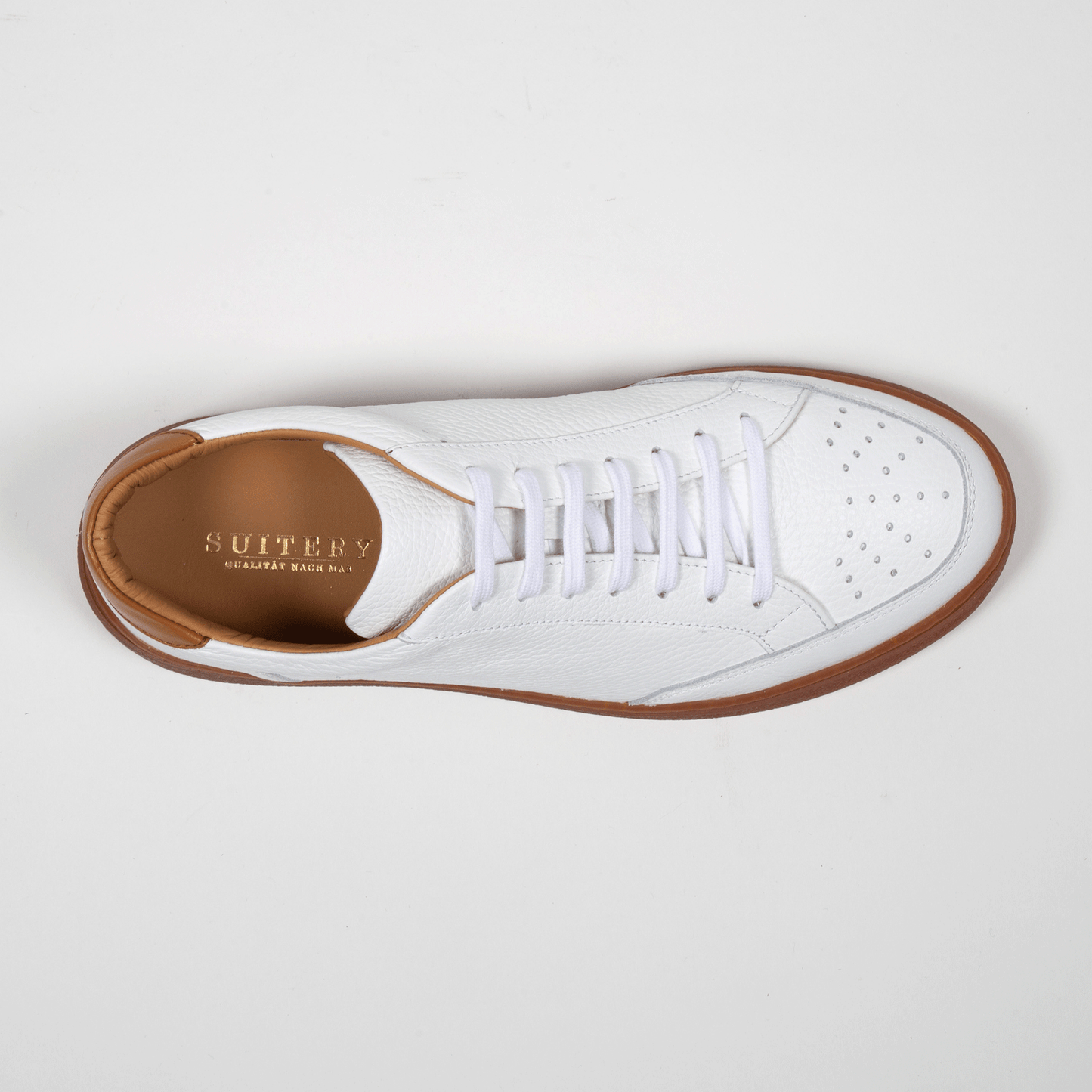 Sneaker Leder Dollaro Caramello