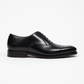 Oxford Schuhe Leder Cap Toe - Schwarz - Made in Spain