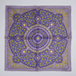 Einstecktuch Seide Mandala Lila Made in England