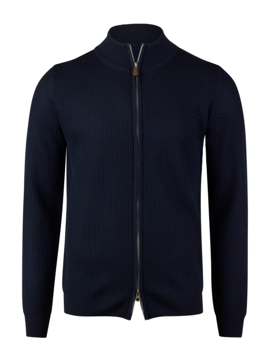 Stenströms Strickjacke Knitted Merino Woll Navy
