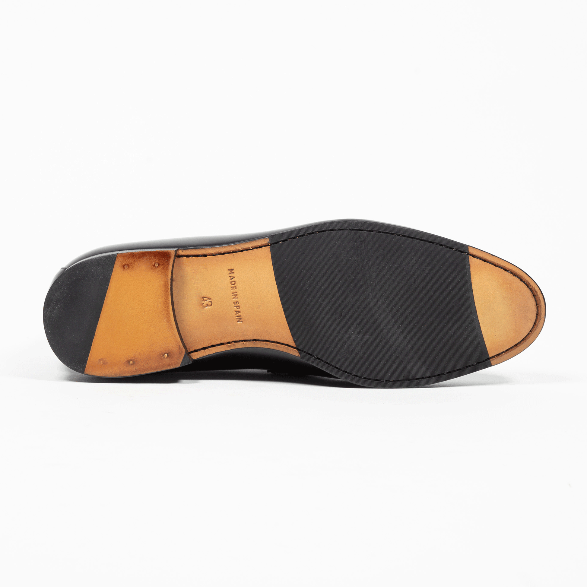 Horsebit Loafer Leder Schwarz - Schuhe