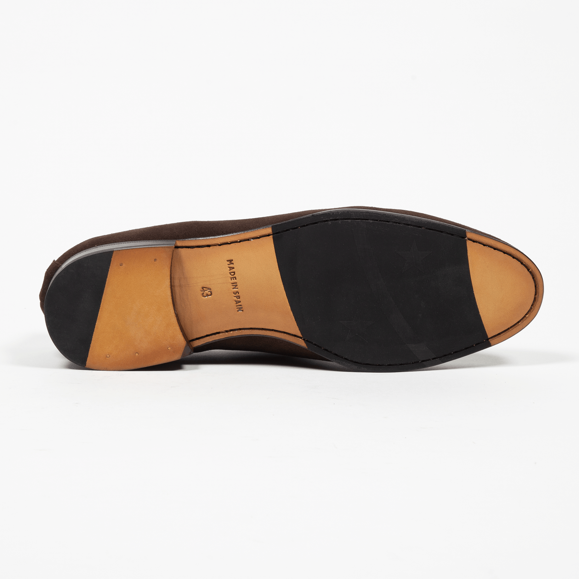 Horsebit Loafer Velours Leder Braun - Schuhe