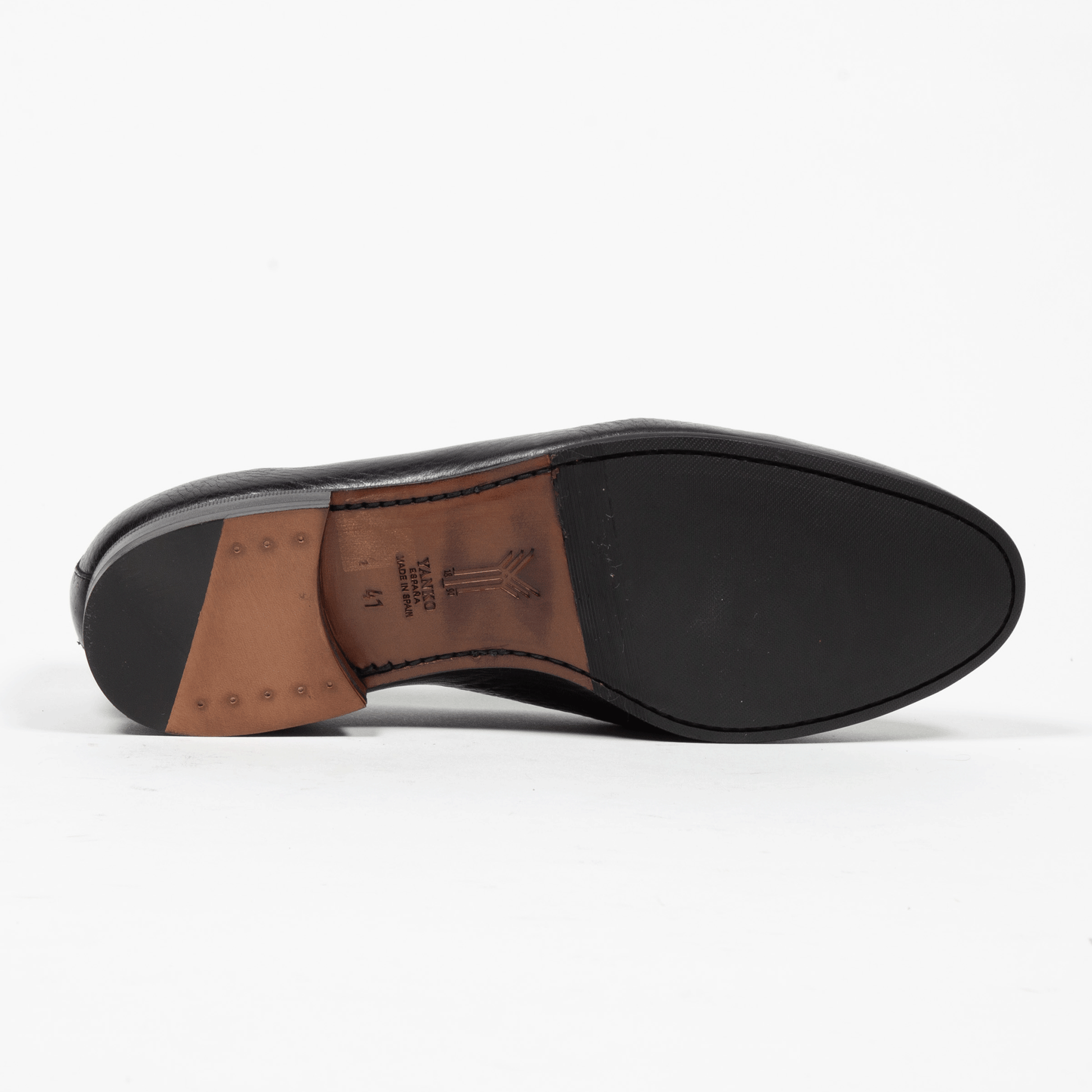 Yanko Belgian Laofer Suela Black - Schuhe
