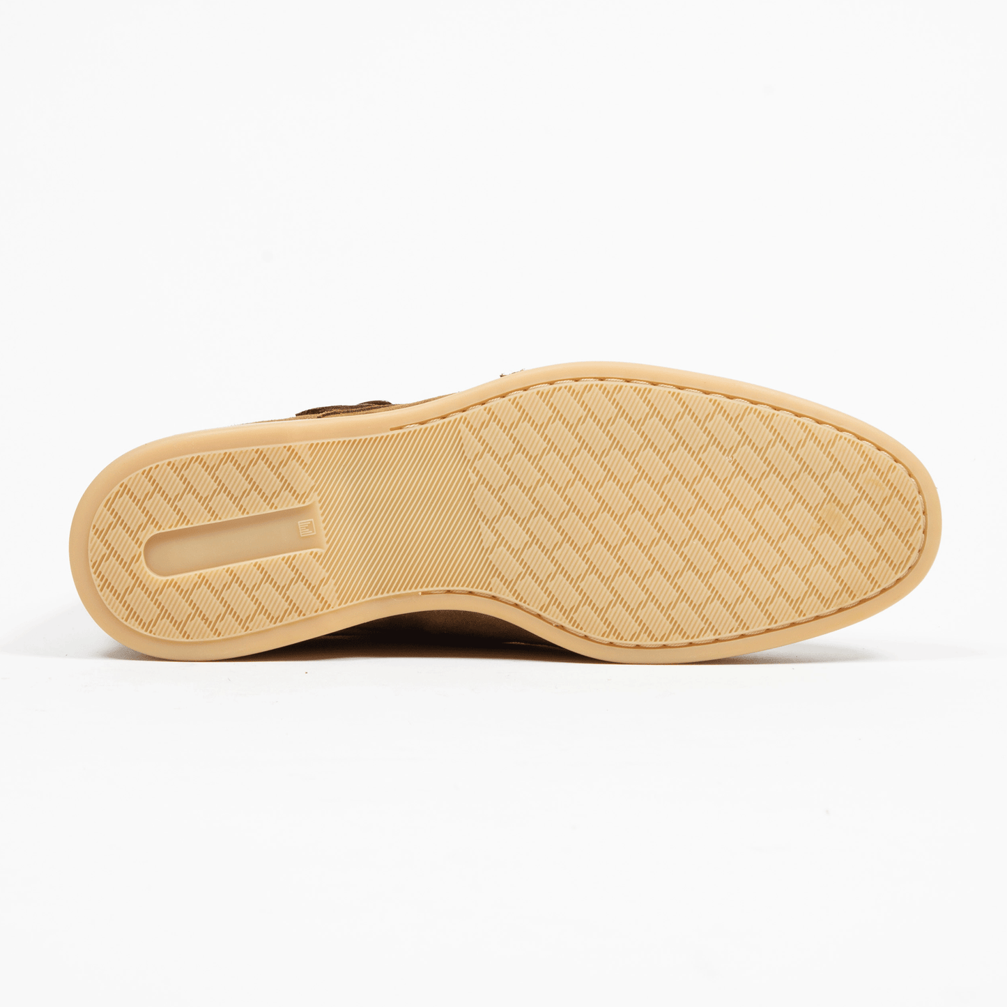 Double Monk Velours Leder Beige