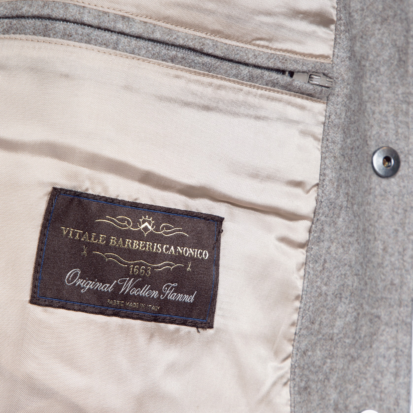 Steppweste Daune Vitale Barberis Canonico Grey