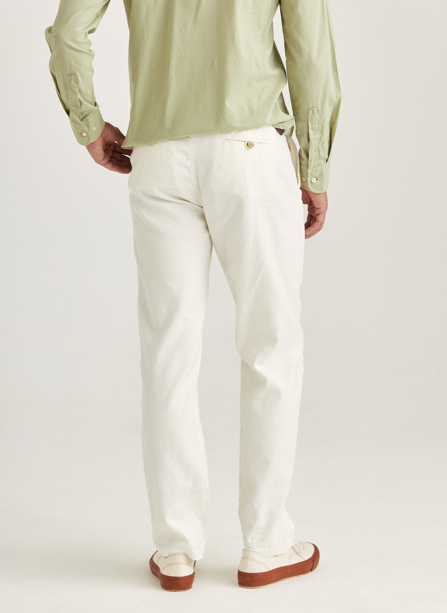 Morris Stockholm Fenix Leinenhose Off White