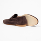 Penny Loafer Velours Leder Valencia Café - Schuhe