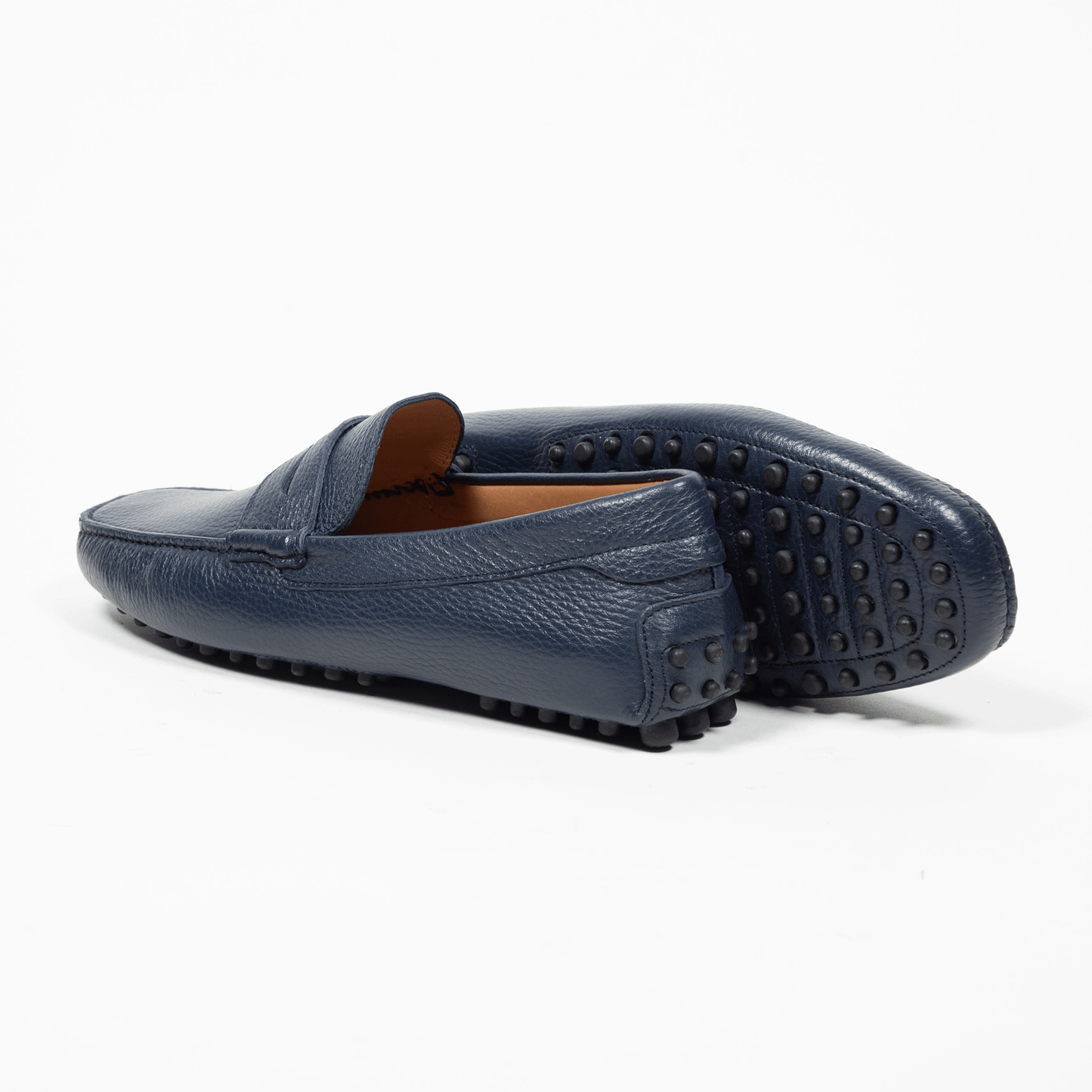 Mokassins Hirschleder Navy
