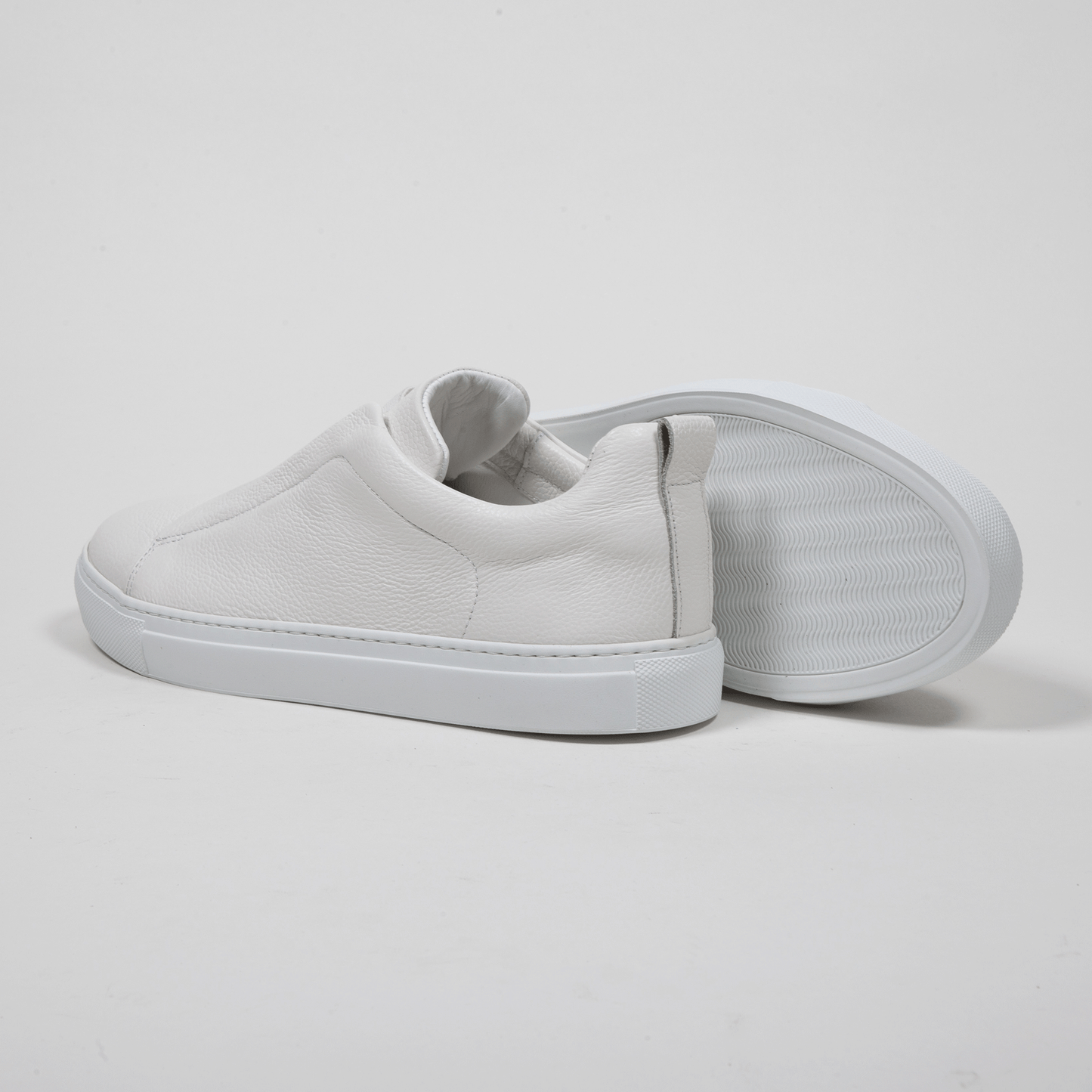 Sneaker Leder Sleeve Weiß