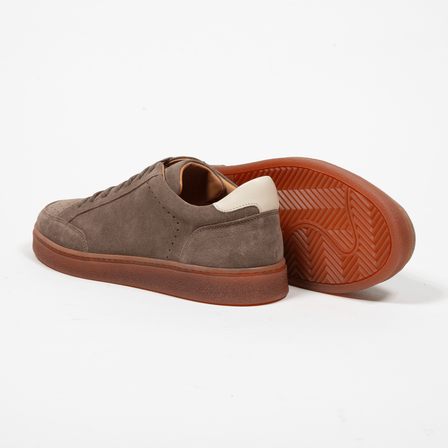 Sneaker Velours Leder Valencia Almond