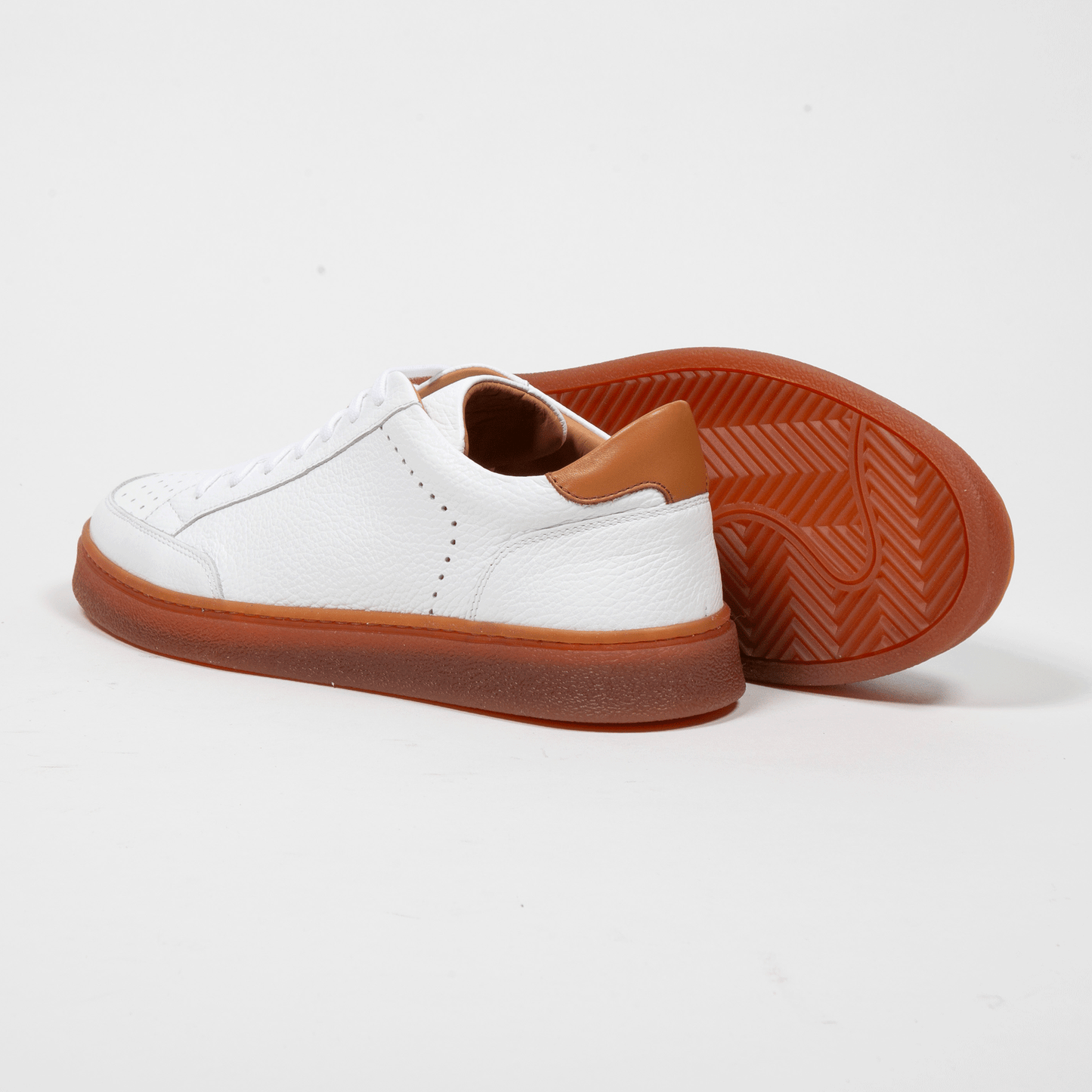 Sneaker Leder Dollaro Caramello