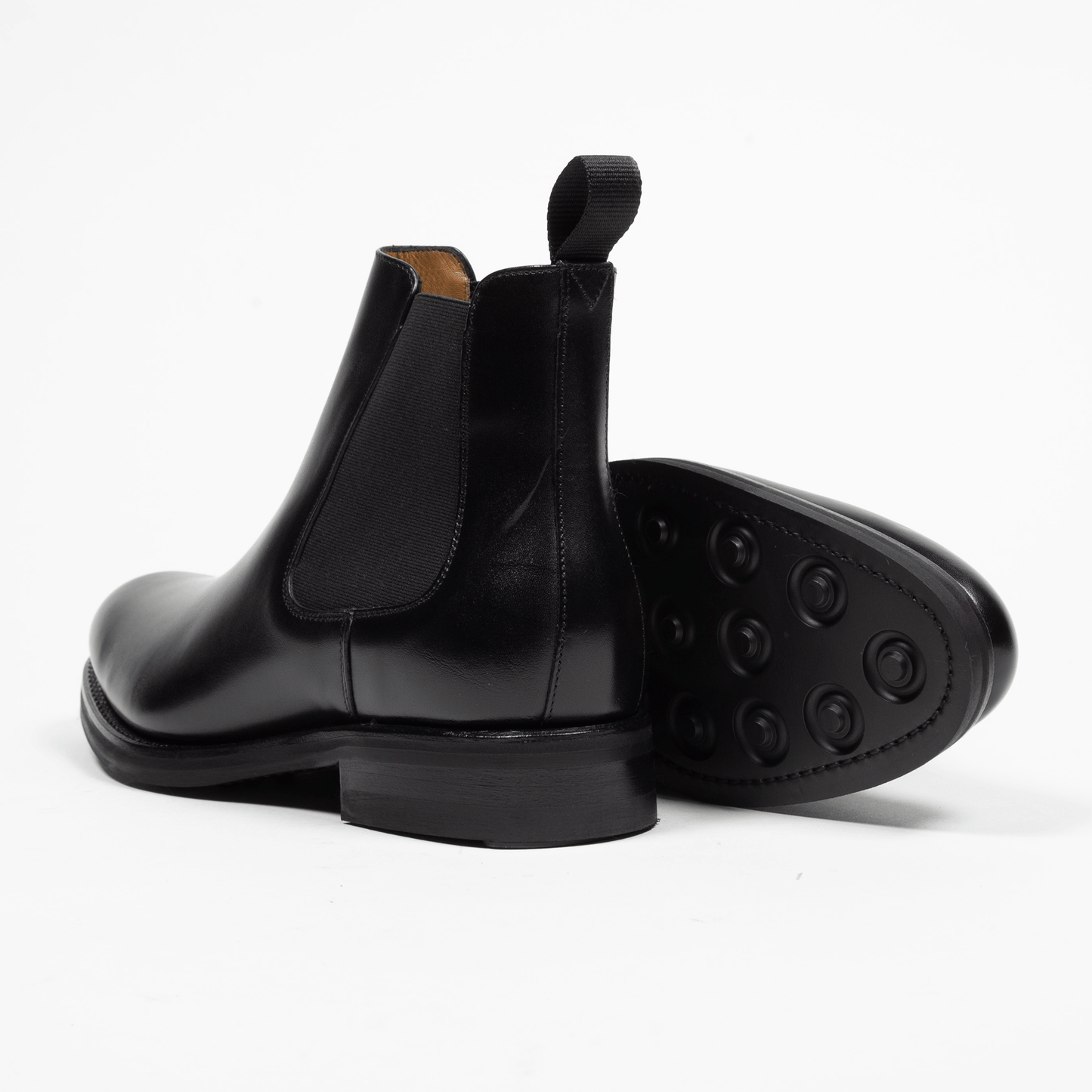 Chelsea Boot Leder Zurigo Schwarz