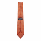 Krawatte Seide Print Chain Made in Italy Orange