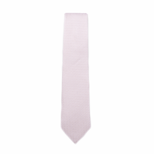 Krawatte Seide Grenadine Tipped Made in Italy Light Rose