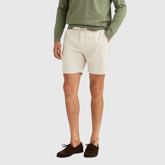 Fenix Leinen Bermudas Morris Stockholm Off White