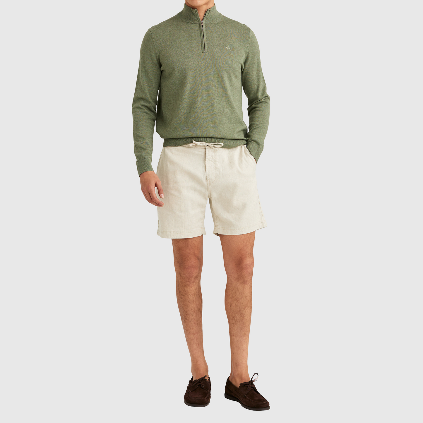 Fenix Leinen Bermudas Morris Stockholm Off White