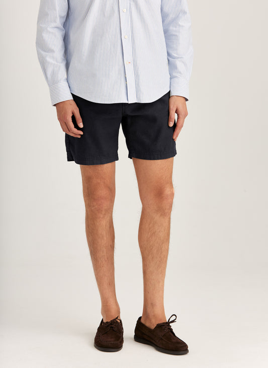 Fenix Leinen Bermudas Morris Stockholm Navy