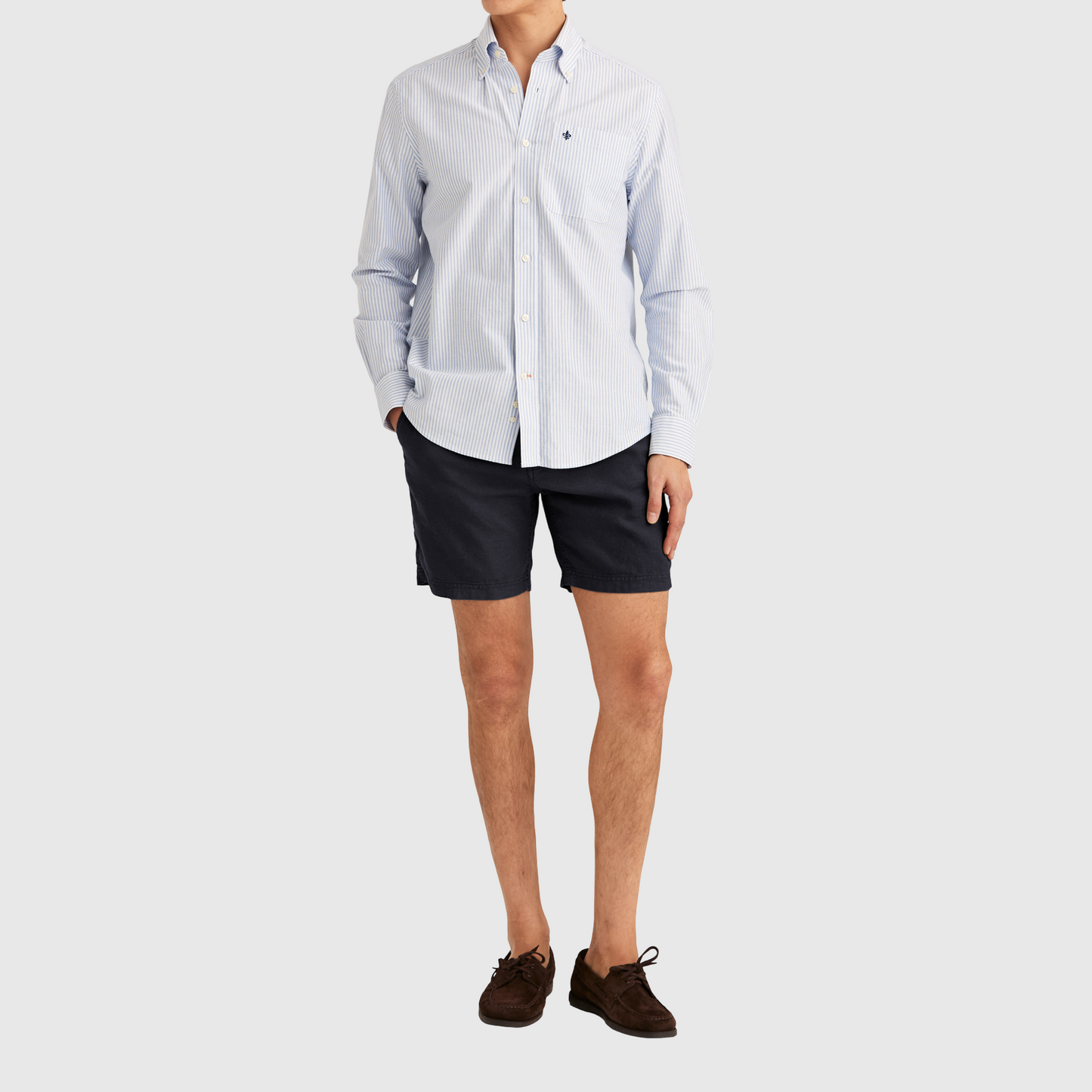 Fenix Leinen Bermudas Morris Stockholm Navy
