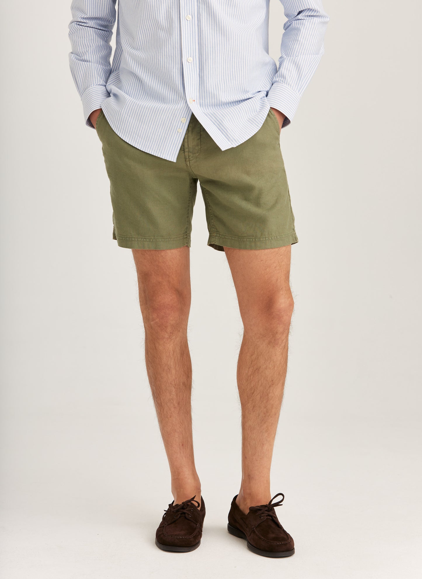 Fenix Leinen Bermudas Morris Stockholm Olive