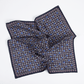 Einstecktuch Seide Print Zebra Navy Made in England