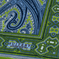 Einstecktuch Seide Paisley Lime Pie Made in England