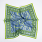 Einstecktuch Seide Paisley Lime Pie Made in England