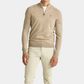 Morris Stockholm Half Zip einfaches Garn Sand